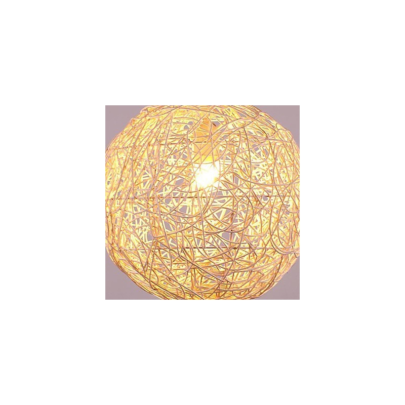 Lampadario a globo in metallo cromato
