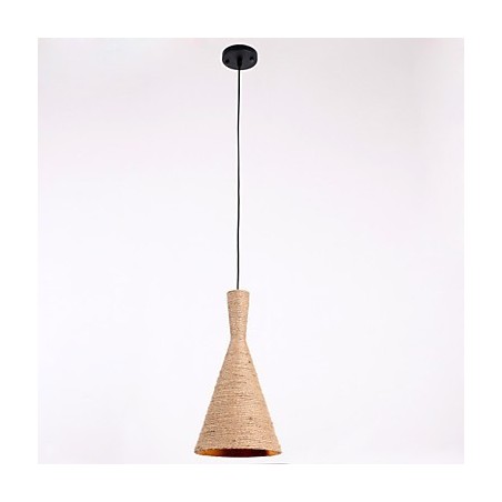 Lampadario a sospensione Mini Style moderno in corda beige