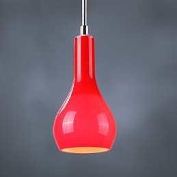 Lampada a sospensione mini moderna in metallo cromato