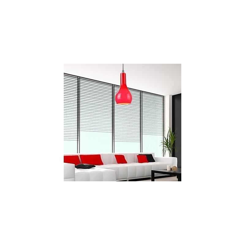Lampada a sospensione mini moderna in metallo cromato