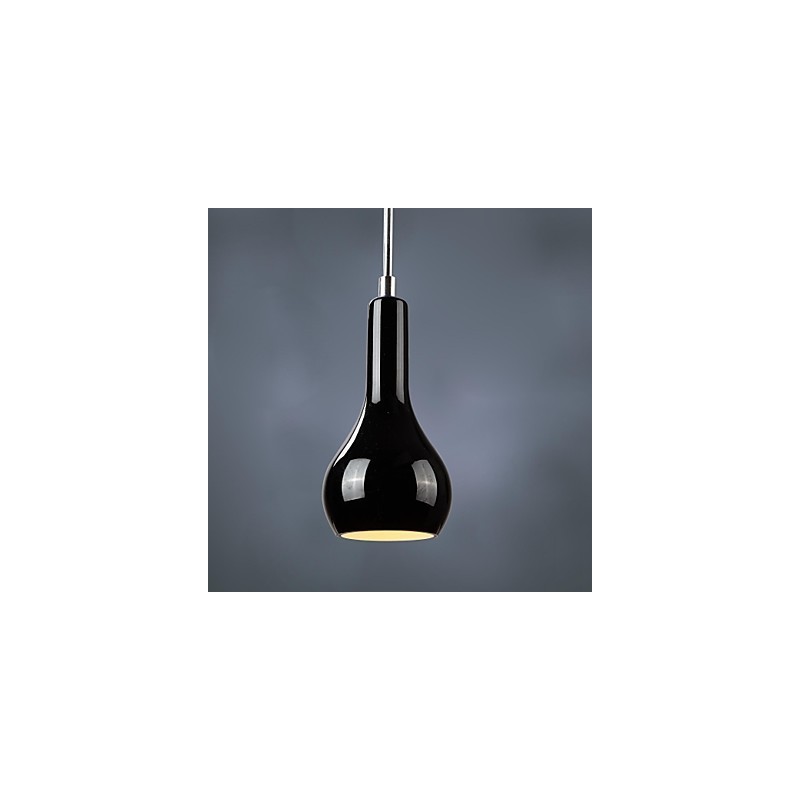 Lampada a sospensione mini moderna in metallo cromato