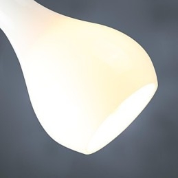 Lampada a sospensione mini moderna in metallo cromato