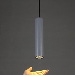 Lampada a sospensione piccola in gesso a testa singola stile retrò
