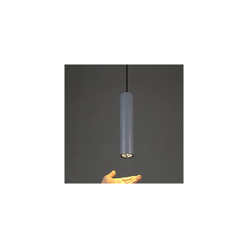 Lampada a sospensione piccola in gesso a testa singola stile retrò
