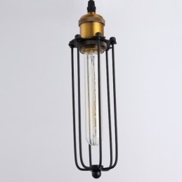 Lampada a sospensione industriale creativa stile antico testa singola in metallo