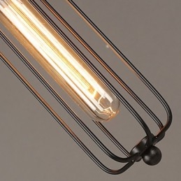 Lampada a sospensione industriale creativa stile antico testa singola in metallo