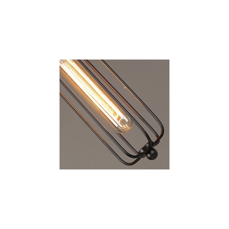 Lampada a sospensione industriale creativa stile antico testa singola in metallo