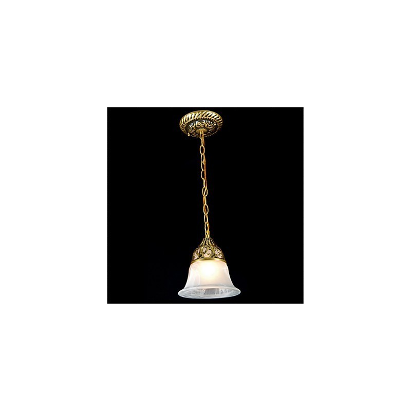 Lampada a sospensione mini in metallo bronzo retrò vintage classica tradizionale