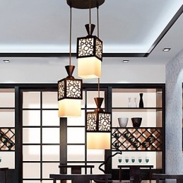 Lampada a sospensione a goccia American Country Woodiness Light