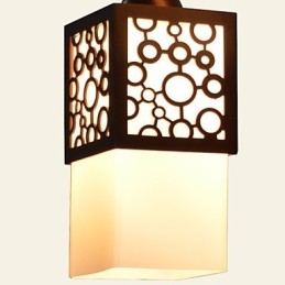 Lampada a sospensione a goccia American Country Woodiness Light