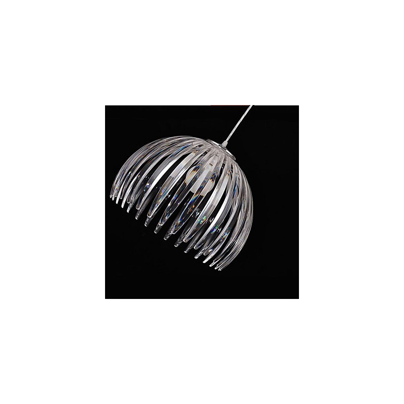 Lampadario a sospensione classico rustico vintage country lodge, viola e trasparente, 2 luci