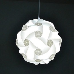 Lampada a sospensione sferica moderna fai da te 40 cm