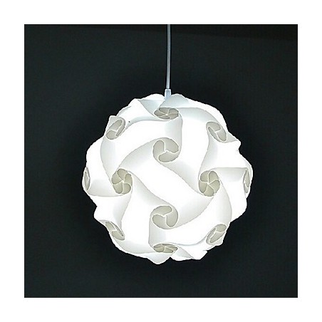 Lampada a sospensione sferica moderna fai da te 40 cm