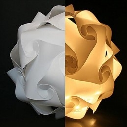 Lampada a sospensione sferica moderna fai da te 40 cm