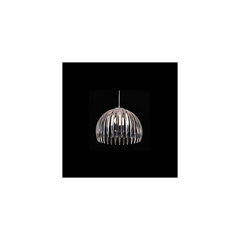 Lampadario a sospensione classico rustico vintage country lodge, viola e trasparente, 2 luci