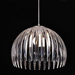 Lampadario a sospensione classico rustico vintage country lodge, viola e trasparente, 2 luci