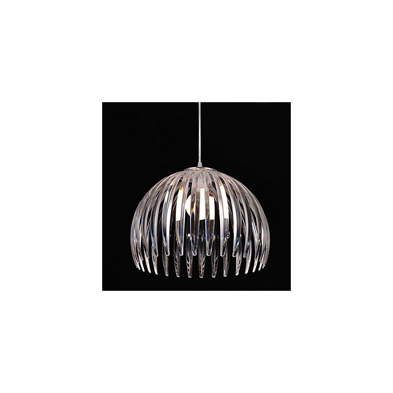 Lampadario a sospensione classico rustico vintage country lodge, viola e trasparente, 2 luci
