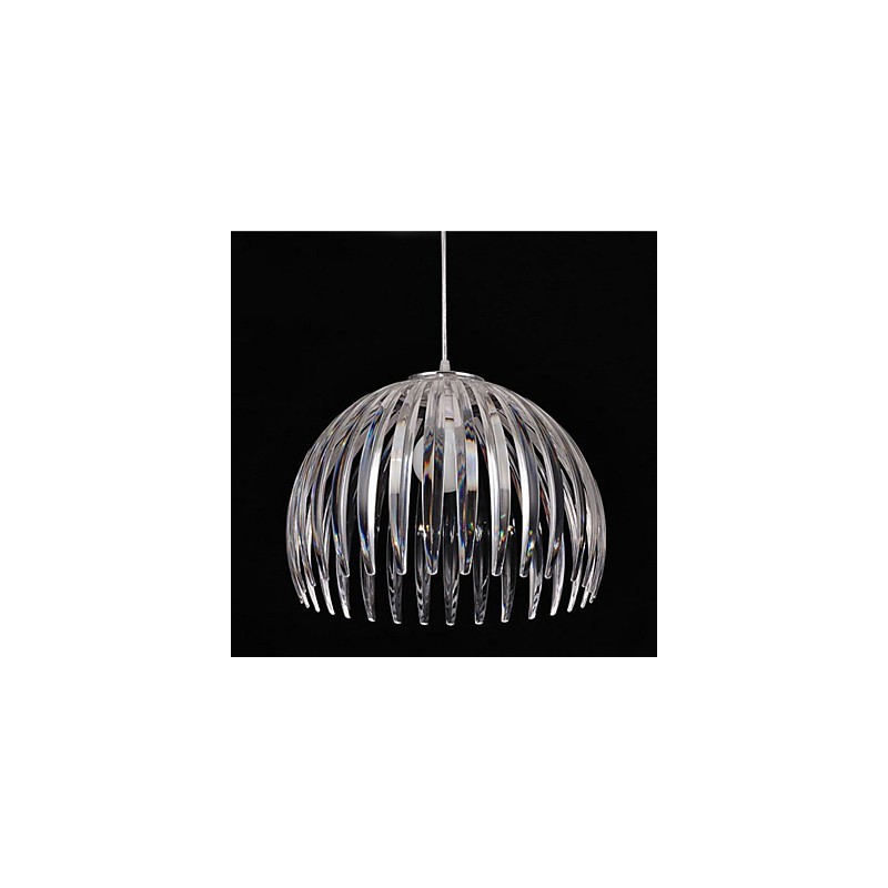 Lampadario a sospensione classico rustico vintage country lodge, viola e trasparente, 2 luci