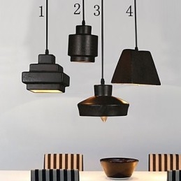 Lampadario a sospensione in vetro retrò country americano con effetto arrugginito e luce a goccia