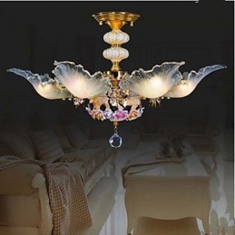 Lampadario da soffitto in ceramica Lampada 6