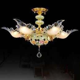 Lampadario da soffitto in ceramica Lampada 6