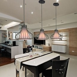 Lampada a sospensione moderna e contemporanea in metallo nera, paralume in vetro nero, 1 lampadina E26/E27