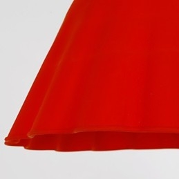 Lampada a sospensione moderna in acrilico viola/rosso 20 cm E26/E27