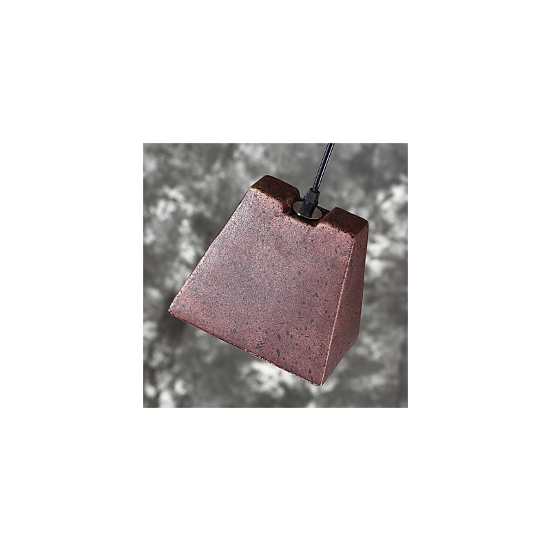 Lampada a sospensione vintage in ceramica nera Edison, stile industriale