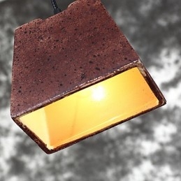 Lampada a sospensione vintage in ceramica nera Edison, stile industriale