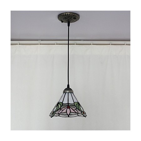Lampada a sospensione mini a ciotola in vetro multicolore, 20 cm, E26/E27