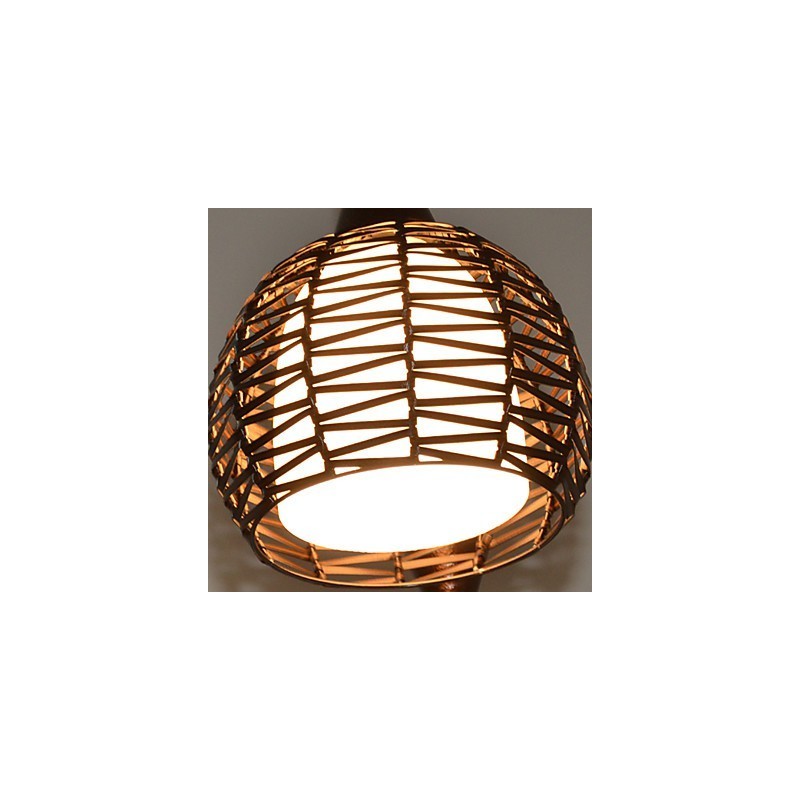 Lampada a sospensione classica rurale Cany Art Weaving