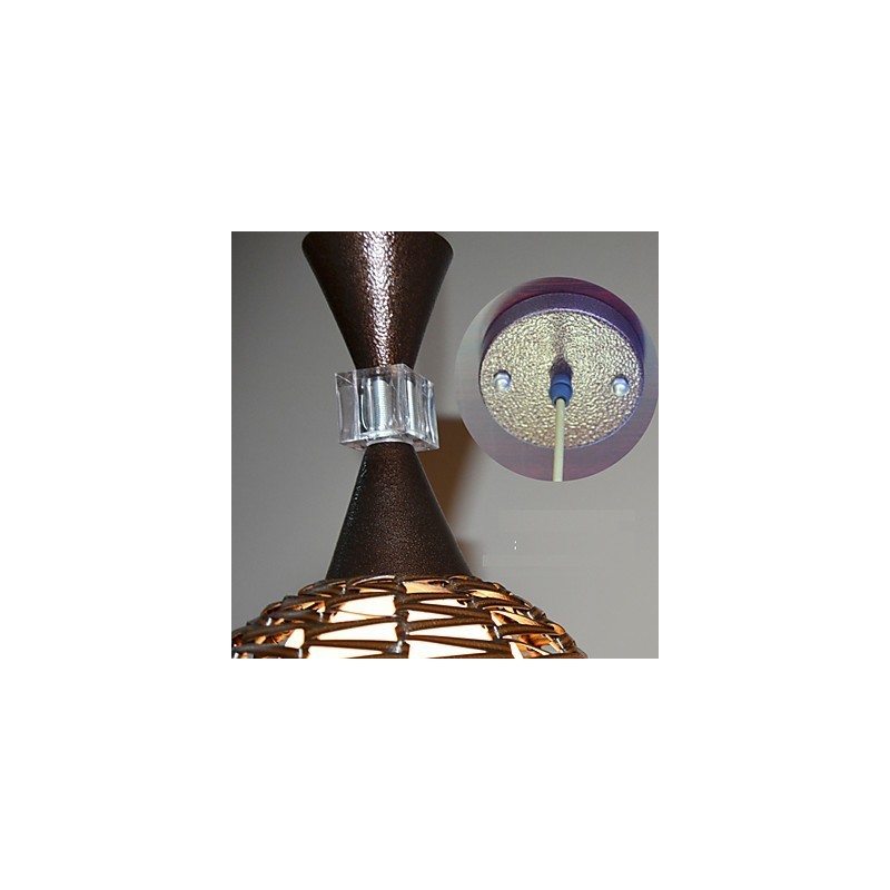 Lampada a sospensione classica rurale Cany Art Weaving