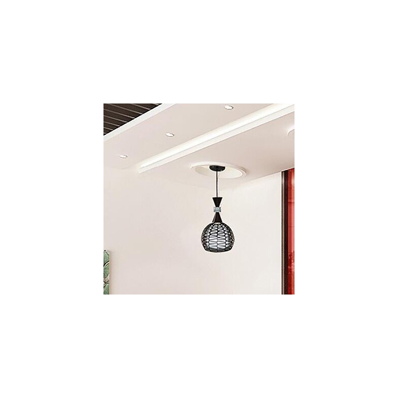Lampada a sospensione classica rurale Cany Art Weaving
