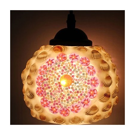 Lampadario a sospensione in vetro Marcelo G, moderno, retrò, classico, 3 lampadine E26/E27