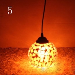 Lampadario a sospensione in vetro Marcelo G, moderno, retrò, classico, 3 lampadine E26/E27