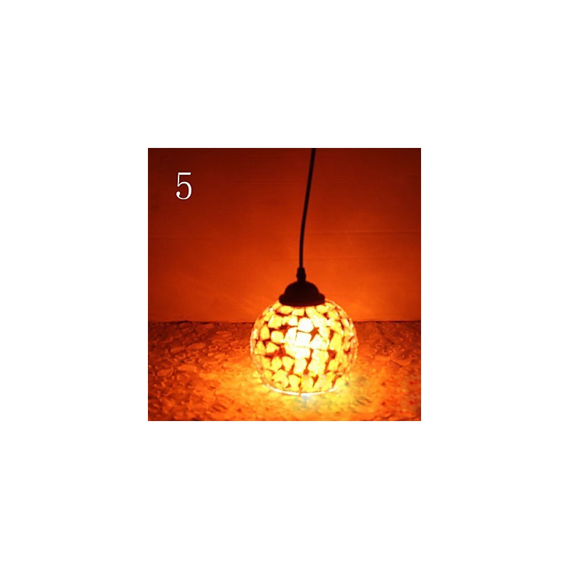 Lampadario a sospensione in vetro Marcelo G, moderno, retrò, classico, 3 lampadine E26/E27