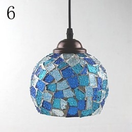 Lampadario a sospensione in vetro Marcelo G, moderno, retrò, classico, 3 lampadine E26/E27