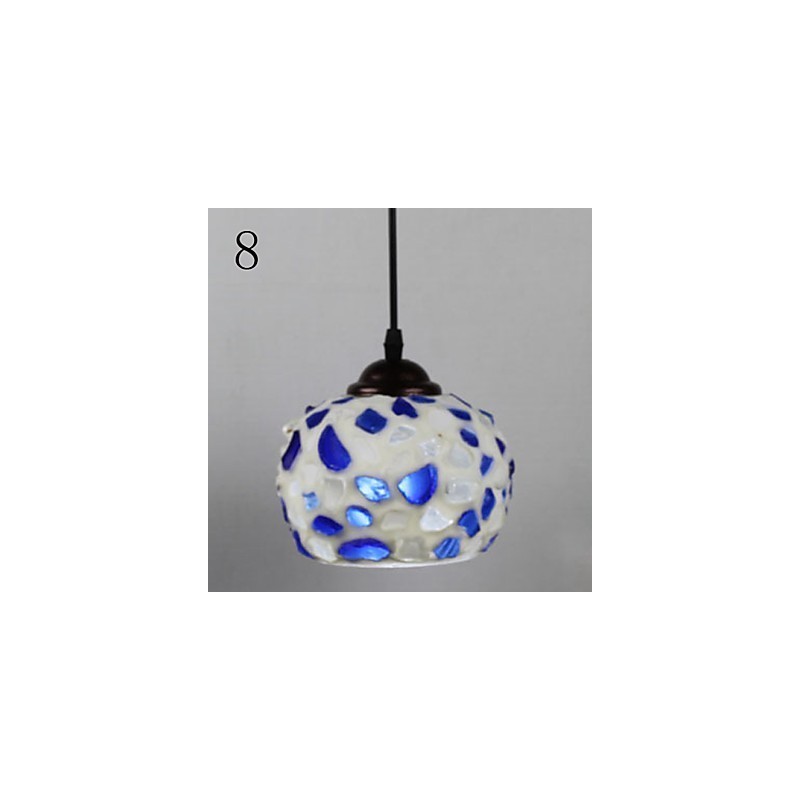 Lampadario a sospensione in vetro Marcelo G, moderno, retrò, classico, 3 lampadine E26/E27