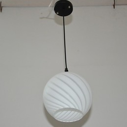 Lampadario a sospensione in vetro contemporaneo L