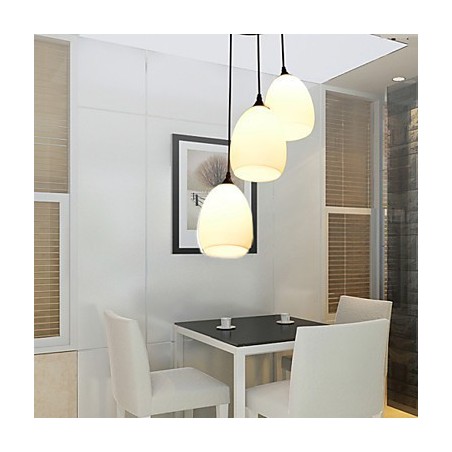 Lampadario a sospensione in vetro a sfera contemporaneo