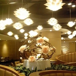 Lampada a sospensione DropLight Lotus moderna