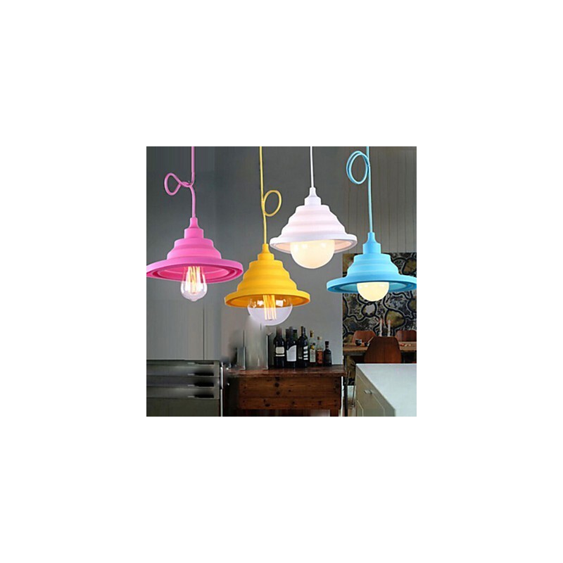 Lampada a sospensione moderna contemporanea in plastica