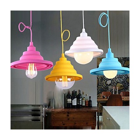 Lampada a sospensione moderna contemporanea in plastica