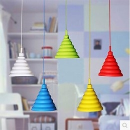 Lampada a sospensione moderna contemporanea in plastica