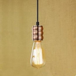 Lampada a sospensione decorativa in metallo stile country vintage, 10 lampadine