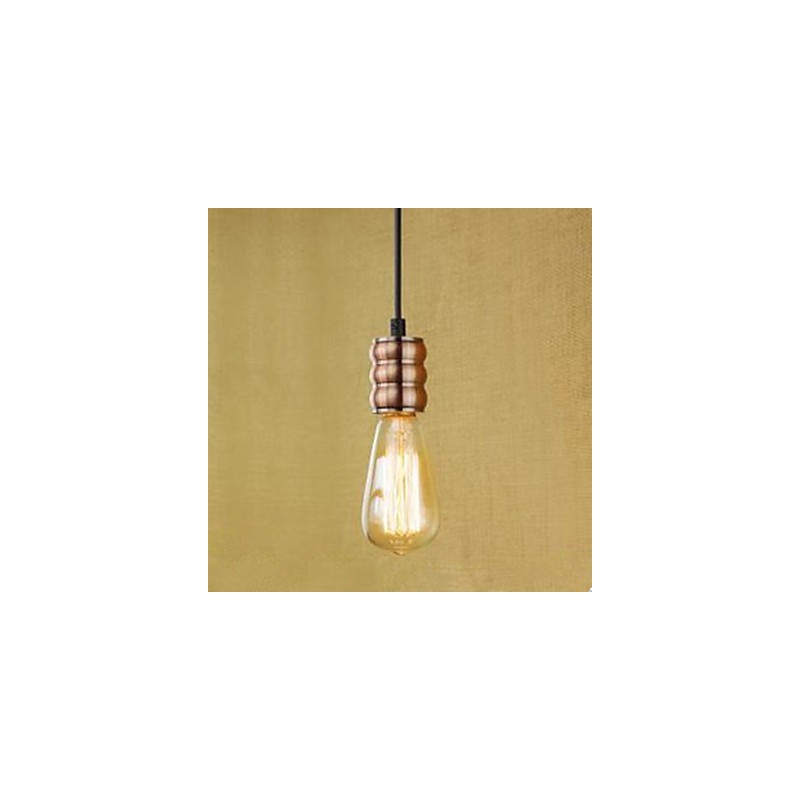 Lampada a sospensione decorativa in metallo stile country vintage, 10 lampadine