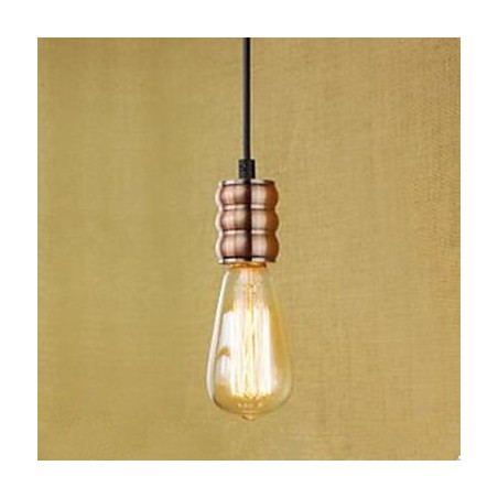 Lampada a sospensione decorativa in metallo stile country vintage, 10 lampadine