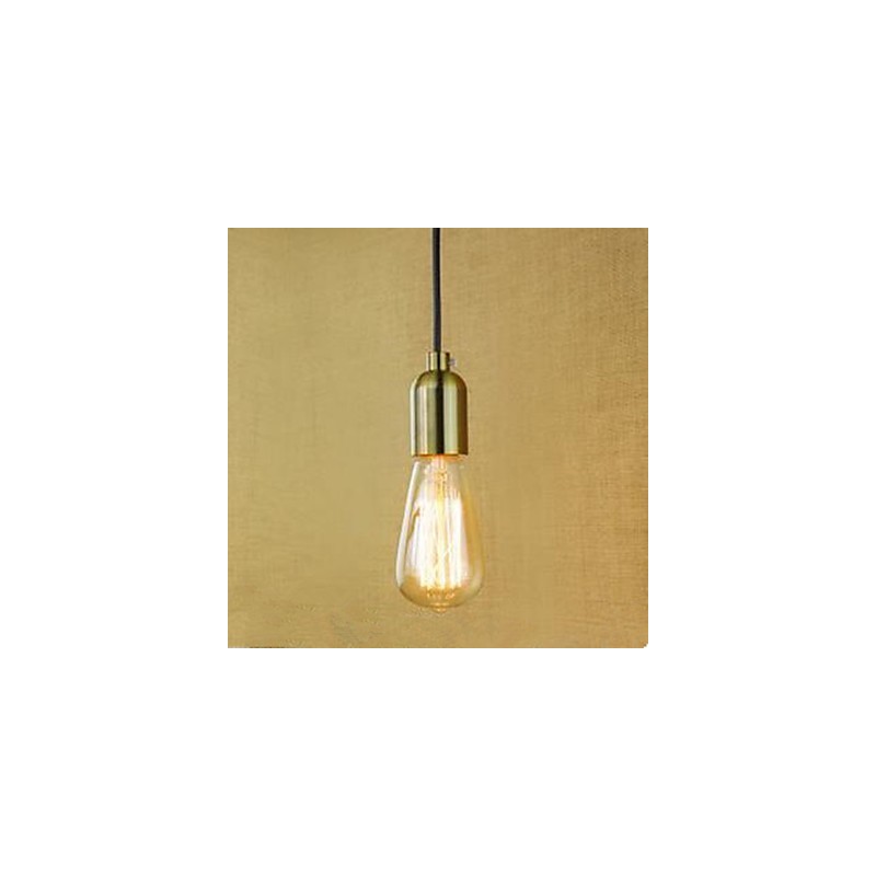 Lampadario a sospensione decorativo in bronzo, 10 lampadine, 1 livello