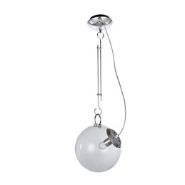 Lampada a sospensione mini moderna contemporanea dipinta in vetro bianco