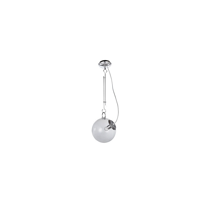 Lampada a sospensione mini moderna contemporanea dipinta in vetro bianco